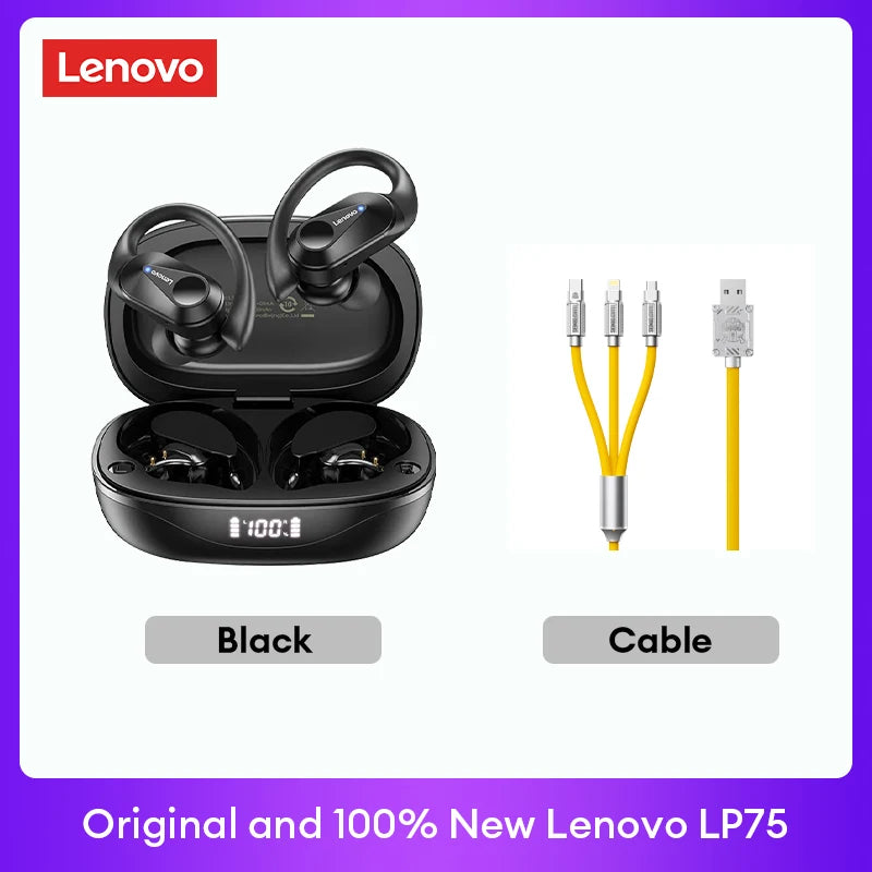Lenovo LP75 TWS Bluetooth V5.3 Headphones